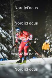 30.11.2023, Oestersund, Sweden, (SWE): David Komatz (AUT) - IBU World Cup Biathlon, relay men, Oestersund (SWE). www.nordicfocus.com. © Authamayou/NordicFocus. Every downloaded picture is fee-liable.