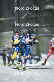 29.11.2023, Oestersund, Sweden, (SWE): Lou Jeanmonnot (FRA) - IBU World Cup Biathlon, relay women, Oestersund (SWE). www.nordicfocus.com. © Authamayou/NordicFocus. Every downloaded picture is fee-liable.