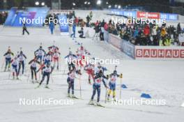 29.11.2023, Oestersund, Sweden, (SWE): Event Feature: Start of womens race, first group - IBU World Cup Biathlon, relay women, Oestersund (SWE). www.nordicfocus.com. © Authamayou/NordicFocus. Every downloaded picture is fee-liable.
