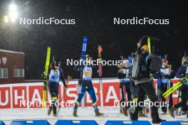 29.11.2023, Oestersund, Sweden, (SWE): Hanna Oeberg (SWE), Elvira Oeberg (SWE), (l-r) - IBU World Cup Biathlon, relay women, Oestersund (SWE). www.nordicfocus.com. © Authamayou/NordicFocus. Every downloaded picture is fee-liable.