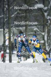 29.11.2023, Oestersund, Sweden, (SWE): Lou Jeanmonnot (FRA) - IBU World Cup Biathlon, relay women, Oestersund (SWE). www.nordicfocus.com. © Authamayou/NordicFocus. Every downloaded picture is fee-liable.