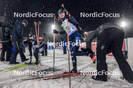 29.11.2023, Oestersund, Sweden, (SWE): Dorothea Wierer (ITA) - IBU World Cup Biathlon, relay women, Oestersund (SWE). www.nordicfocus.com. © Manzoni/NordicFocus. Every downloaded picture is fee-liable.