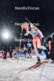 29.11.2023, Oestersund, Sweden, (SWE): Amy Baserga (SUI) - IBU World Cup Biathlon, relay women, Oestersund (SWE). www.nordicfocus.com. © Manzoni/NordicFocus. Every downloaded picture is fee-liable.