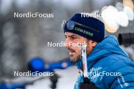 25.11.2023, Oestersund, Sweden, (SWE): Ricco Gross (GER), coach Team Slovenia  - IBU World Cup Biathlon, single mixed relay, Oestersund (SWE). www.nordicfocus.com. © Manzoni/NordicFocus. Every downloaded picture is fee-liable.
