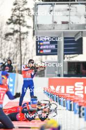 25.11.2023, Oestersund, Sweden, (SWE): Dujin Choi (KOR) - IBU World Cup Biathlon, single mixed relay, Oestersund (SWE). www.nordicfocus.com. © Authamayou/NordicFocus. Every downloaded picture is fee-liable.