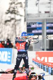 25.11.2023, Oestersund, Sweden, (SWE): Lukas Hofer (ITA) - IBU World Cup Biathlon, single mixed relay, Oestersund (SWE). www.nordicfocus.com. © Authamayou/NordicFocus. Every downloaded picture is fee-liable.