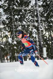 25.11.2023, Oestersund, Sweden, (SWE): Julia Simon (FRA) - IBU World Cup Biathlon, single mixed relay, Oestersund (SWE). www.nordicfocus.com. © Authamayou/NordicFocus. Every downloaded picture is fee-liable.