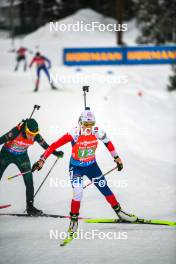 25.11.2023, Oestersund, Sweden, (SWE): Tereza Vobornikova (CZE) - IBU World Cup Biathlon, single mixed relay, Oestersund (SWE). www.nordicfocus.com. © Authamayou/NordicFocus. Every downloaded picture is fee-liable.