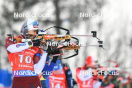 25.11.2023, Oestersund, Sweden, (SWE): Andrejs Rastorgujevs (LAT) - IBU World Cup Biathlon, single mixed relay, Oestersund (SWE). www.nordicfocus.com. © Authamayou/NordicFocus. Every downloaded picture is fee-liable.