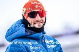 25.11.2023, Oestersund, Sweden, (SWE): Jakov Fak (SLO) - IBU World Cup Biathlon, single mixed relay, Oestersund (SWE). www.nordicfocus.com. © Manzoni/NordicFocus. Every downloaded picture is fee-liable.