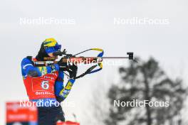 25.11.2023, Oestersund, Sweden, (SWE): Artem Tyshchenko (UKR) - IBU World Cup Biathlon, single mixed relay, Oestersund (SWE). www.nordicfocus.com. © Authamayou/NordicFocus. Every downloaded picture is fee-liable.