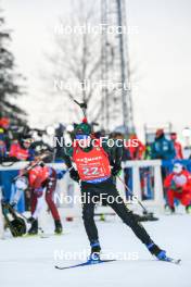 25.11.2023, Oestersund, Sweden, (SWE): Maksim Fomin (LTU) - IBU World Cup Biathlon, single mixed relay, Oestersund (SWE). www.nordicfocus.com. © Authamayou/NordicFocus. Every downloaded picture is fee-liable.