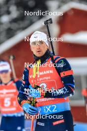 25.11.2023, Oestersund, Sweden, (SWE): Fabien Claude (FRA) - IBU World Cup Biathlon, single mixed relay, Oestersund (SWE). www.nordicfocus.com. © Manzoni/NordicFocus. Every downloaded picture is fee-liable.