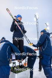 25.11.2023, Oestersund, Sweden, (SWE): Regina Ermits (EST) - IBU World Cup Biathlon, single mixed relay, Oestersund (SWE). www.nordicfocus.com. © Manzoni/NordicFocus. Every downloaded picture is fee-liable.