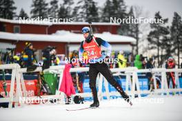 25.11.2023, Oestersund, Sweden, (SWE): Sondre Slettemark (GRL) - IBU World Cup Biathlon, single mixed relay, Oestersund (SWE). www.nordicfocus.com. © Authamayou/NordicFocus. Every downloaded picture is fee-liable.