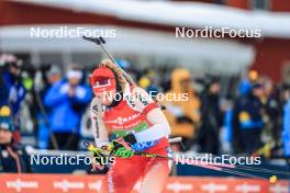 25.11.2023, Oestersund, Sweden, (SWE): Amy Baserga (SUI) - IBU World Cup Biathlon, single mixed relay, Oestersund (SWE). www.nordicfocus.com. © Manzoni/NordicFocus. Every downloaded picture is fee-liable.