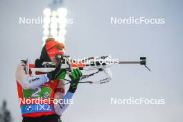 25.11.2023, Oestersund, Sweden, (SWE): Amy Baserga (SUI) - IBU World Cup Biathlon, single mixed relay, Oestersund (SWE). www.nordicfocus.com. © Authamayou/NordicFocus. Every downloaded picture is fee-liable.