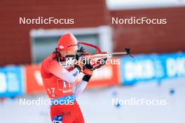 25.11.2023, Oestersund, Sweden, (SWE): Christian Gow (CAN) - IBU World Cup Biathlon, single mixed relay, Oestersund (SWE). www.nordicfocus.com. © Manzoni/NordicFocus. Every downloaded picture is fee-liable.