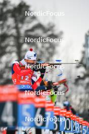 25.11.2023, Oestersund, Sweden, (SWE): Jonas Marecek (CZE) - IBU World Cup Biathlon, single mixed relay, Oestersund (SWE). www.nordicfocus.com. © Authamayou/NordicFocus. Every downloaded picture is fee-liable.