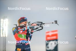 25.11.2023, Oestersund, Sweden, (SWE): Juni Arnekleiv (NOR) - IBU World Cup Biathlon, single mixed relay, Oestersund (SWE). www.nordicfocus.com. © Authamayou/NordicFocus. Every downloaded picture is fee-liable.
