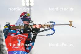 25.11.2023, Oestersund, Sweden, (SWE): Sturla Holm Laegreid (NOR) - IBU World Cup Biathlon, single mixed relay, Oestersund (SWE). www.nordicfocus.com. © Authamayou/NordicFocus. Every downloaded picture is fee-liable.
