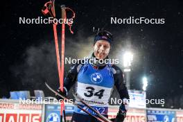 02.12.2023, Oestersund, Sweden, (SWE): Endre Stroemsheim (NOR), Endre Stroemsheim (NOR) - IBU World Cup Biathlon, sprint men, Oestersund (SWE). www.nordicfocus.com. © Manzoni/NordicFocus. Every downloaded picture is fee-liable.