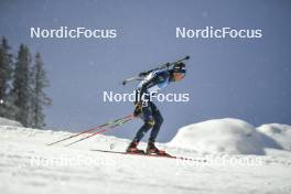02.12.2023, Oestersund, Sweden, (SWE): Didier Bionaz (ITA) - IBU World Cup Biathlon, sprint men, Oestersund (SWE). www.nordicfocus.com. © Authamayou/NordicFocus. Every downloaded picture is fee-liable.