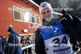 02.12.2023, Oestersund, Sweden, (SWE): Endre Stroemsheim (NOR) - IBU World Cup Biathlon, sprint men, Oestersund (SWE). www.nordicfocus.com. © Manzoni/NordicFocus. Every downloaded picture is fee-liable.