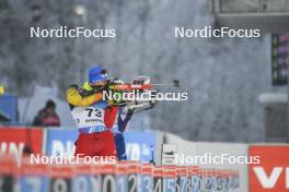 02.12.2023, Oestersund, Sweden, (SWE): Thierry Langer (BEL) - IBU World Cup Biathlon, sprint men, Oestersund (SWE). www.nordicfocus.com. © Authamayou/NordicFocus. Every downloaded picture is fee-liable.