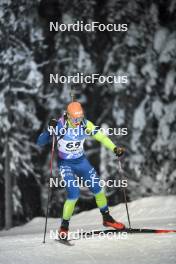 02.12.2023, Oestersund, Sweden, (SWE): Anton Vidmar (SLO) - IBU World Cup Biathlon, sprint men, Oestersund (SWE). www.nordicfocus.com. © Authamayou/NordicFocus. Every downloaded picture is fee-liable.