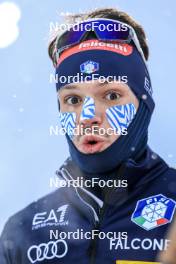 02.12.2023, Oestersund, Sweden, (SWE): Tommaso Giacomel (ITA) - IBU World Cup Biathlon, sprint men, Oestersund (SWE). www.nordicfocus.com. © Manzoni/NordicFocus. Every downloaded picture is fee-liable.