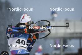 02.12.2023, Oestersund, Sweden, (SWE): Fabien Claude (FRA) - IBU World Cup Biathlon, sprint men, Oestersund (SWE). www.nordicfocus.com. © Authamayou/NordicFocus. Every downloaded picture is fee-liable.