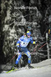 02.12.2023, Oestersund, Sweden, (SWE): Bogdan Tsymbal (UKR) - IBU World Cup Biathlon, sprint men, Oestersund (SWE). www.nordicfocus.com. © Authamayou/NordicFocus. Every downloaded picture is fee-liable.