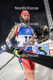 02.12.2023, Oestersund, Sweden, (SWE): Sebastian Stalder (SUI), Sebastian Stalder (SUI) - IBU World Cup Biathlon, sprint men, Oestersund (SWE). www.nordicfocus.com. © Manzoni/NordicFocus. Every downloaded picture is fee-liable.