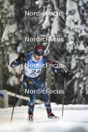 02.12.2023, Oestersund, Sweden, (SWE): Sturla Holm Laegreid (NOR) - IBU World Cup Biathlon, sprint men, Oestersund (SWE). www.nordicfocus.com. © Authamayou/NordicFocus. Every downloaded picture is fee-liable.