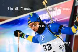 02.12.2023, Oestersund, Sweden, (SWE): Artem Pryma (UKR) - IBU World Cup Biathlon, sprint men, Oestersund (SWE). www.nordicfocus.com. © Manzoni/NordicFocus. Every downloaded picture is fee-liable.