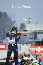 02.12.2023, Oestersund, Sweden, (SWE): Elia Zeni (ITA) - IBU World Cup Biathlon, sprint men, Oestersund (SWE). www.nordicfocus.com. © Authamayou/NordicFocus. Every downloaded picture is fee-liable.