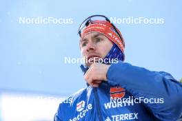 02.12.2023, Oestersund, Sweden, (SWE): Johannes Kuehn (GER) - IBU World Cup Biathlon, sprint men, Oestersund (SWE). www.nordicfocus.com. © Manzoni/NordicFocus. Every downloaded picture is fee-liable.