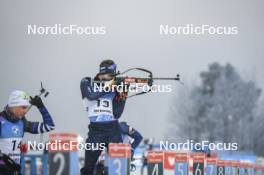 02.12.2023, Oestersund, Sweden, (SWE): Didier Bionaz (ITA) - IBU World Cup Biathlon, sprint men, Oestersund (SWE). www.nordicfocus.com. © Authamayou/NordicFocus. Every downloaded picture is fee-liable.