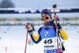02.12.2023, Oestersund, Sweden, (SWE): Oskar Brandt (SWE) - IBU World Cup Biathlon, sprint men, Oestersund (SWE). www.nordicfocus.com. © Manzoni/NordicFocus. Every downloaded picture is fee-liable.