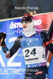 02.12.2023, Oestersund, Sweden, (SWE): Sturla Holm Laegreid (NOR) - IBU World Cup Biathlon, sprint men, Oestersund (SWE). www.nordicfocus.com. © Manzoni/NordicFocus. Every downloaded picture is fee-liable.