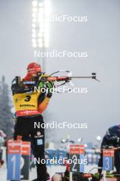 02.12.2023, Oestersund, Sweden, (SWE): Roman Rees (GER) - IBU World Cup Biathlon, sprint men, Oestersund (SWE). www.nordicfocus.com. © Authamayou/NordicFocus. Every downloaded picture is fee-liable.