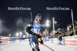 02.12.2023, Oestersund, Sweden, (SWE): Justus Strelow (GER), Justus Strelow (GER) - IBU World Cup Biathlon, sprint men, Oestersund (SWE). www.nordicfocus.com. © Manzoni/NordicFocus. Every downloaded picture is fee-liable.