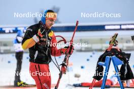 02.12.2023, Oestersund, Sweden, (SWE): Florent Claude (BEL) - IBU World Cup Biathlon, sprint men, Oestersund (SWE). www.nordicfocus.com. © Manzoni/NordicFocus. Every downloaded picture is fee-liable.