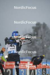 02.12.2023, Oestersund, Sweden, (SWE): Lukas Hofer (ITA) - IBU World Cup Biathlon, sprint men, Oestersund (SWE). www.nordicfocus.com. © Authamayou/NordicFocus. Every downloaded picture is fee-liable.