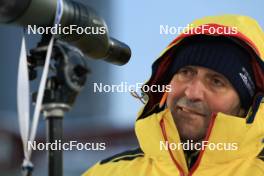 01.12.2023, Oestersund, Sweden, (SWE): Gheorghe Vasile (ROU), coach Team Romania - IBU World Cup Biathlon, sprint women, Oestersund (SWE). www.nordicfocus.com. © Manzoni/NordicFocus. Every downloaded picture is fee-liable.