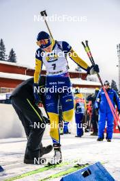 01.12.2023, Oestersund, Sweden, (SWE): Hanna Oeberg (SWE) - IBU World Cup Biathlon, sprint women, Oestersund (SWE). www.nordicfocus.com. © Manzoni/NordicFocus. Every downloaded picture is fee-liable.