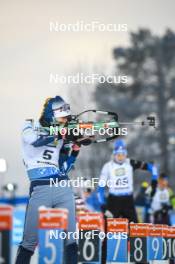 01.12.2023, Oestersund, Sweden, (SWE): Suvi Minkkinen (FIN) - IBU World Cup Biathlon, sprint women, Oestersund (SWE). www.nordicfocus.com. © Authamayou/NordicFocus. Every downloaded picture is fee-liable.