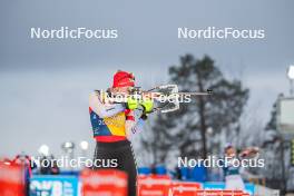 24.11.2023, Oestersund, Sweden, (SWE): Amy Baserga (SUI) - IBU World Cup Biathlon, training, Oestersund (SWE). www.nordicfocus.com. © Authamayou/NordicFocus. Every downloaded picture is fee-liable.