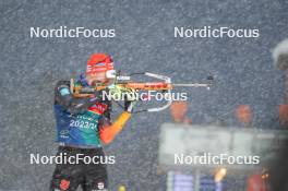 24.11.2023, Oestersund, Sweden, (SWE): Johannes Kuehn (GER) - IBU World Cup Biathlon, training, Oestersund (SWE). www.nordicfocus.com. © Authamayou/NordicFocus. Every downloaded picture is fee-liable.
